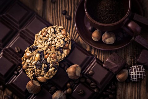 Roasted coffee beans