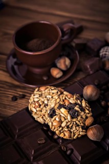 Roasted coffee beans