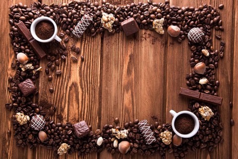 Roasted coffee beans