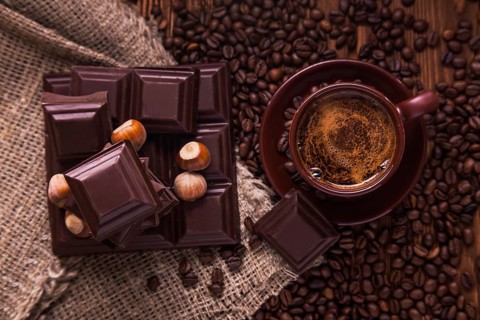 Roasted coffee beans