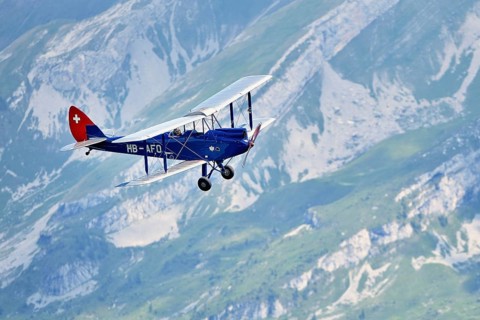 Vintage aircraft De Havilland Gipsy Moth