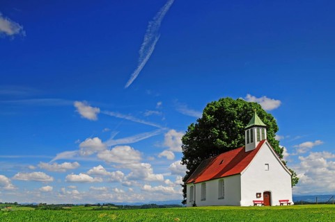 Chapel above Amtzell in West Allgaeu