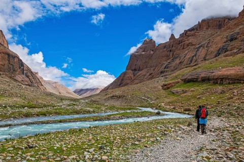 Pilgrims on the Kailash Kora