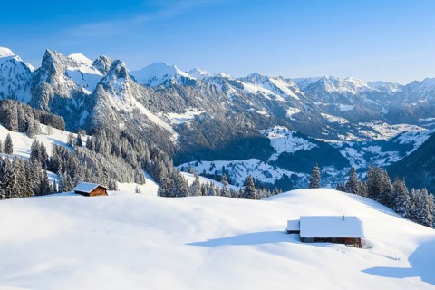 View from Jaunpass into the Simmental
