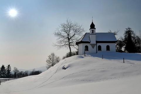 Hubertus Chapel near Scheidegg