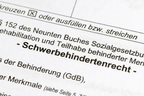 Application for severe disability