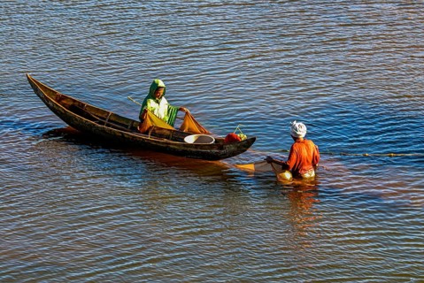 Manakara on the east coast of Madagascar