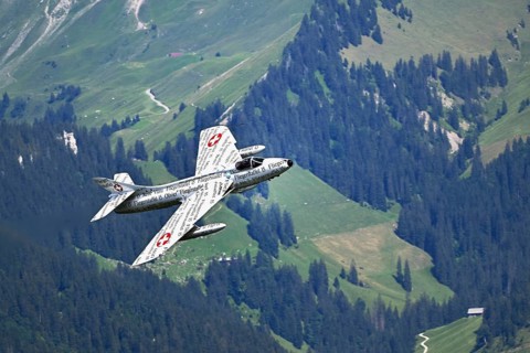 Vintage fighter plane