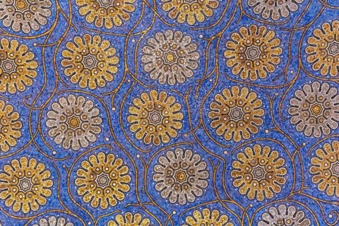 Splendid interior in the Unesco world heritage site the Aachen cathedral