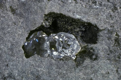 Herkimer Diamond in Matrix