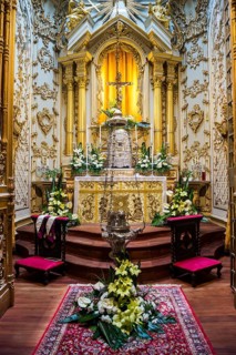 Sao Sabastiao church in the historic town of Ponta Delgada