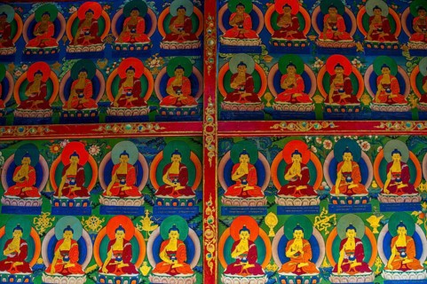 Buddhapaintings in theTashilhunpo monastery