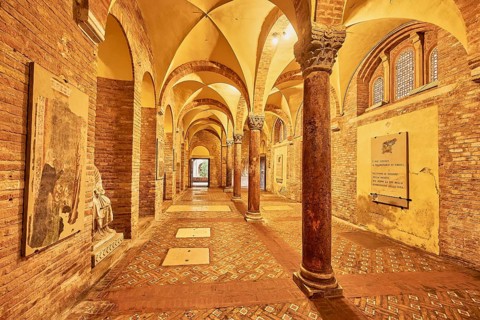 Interior view of the church