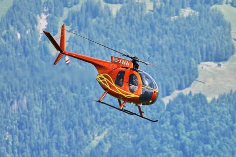 Vintage helicopter
