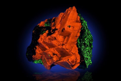 Calcite & Willemite in UV Light
