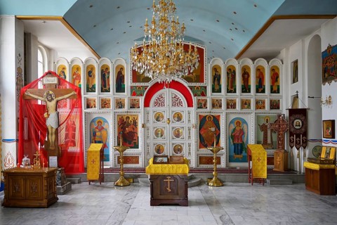 Russian Orthodox cathedral of the Holy Resurrection