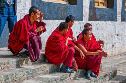 Young monks
