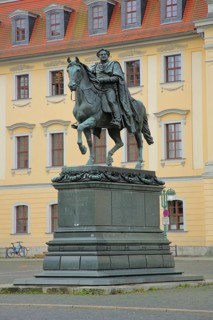 Carl August Monument with equestrian figure