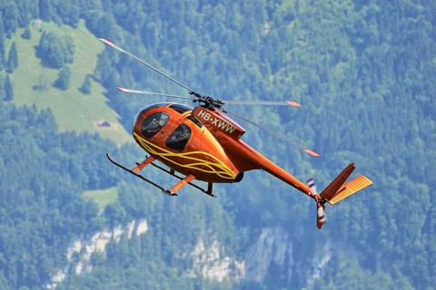Vintage helicopter