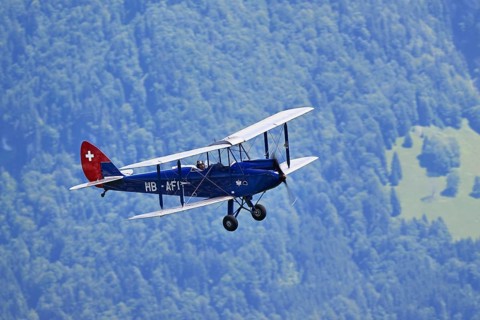 Vintage aircraft De Havilland Gipsy Moth