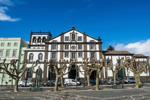 Church of St. Joseph in the historic town of Ponta Delgada
