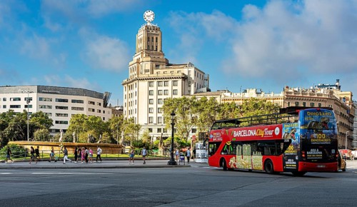 Red Sightseeing Bus