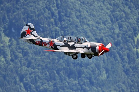 Vintage aircraft Yakolev