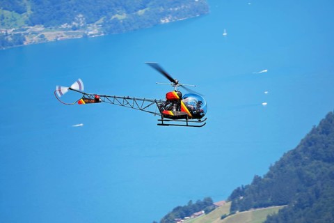 Vintage helicopter Bell-47
