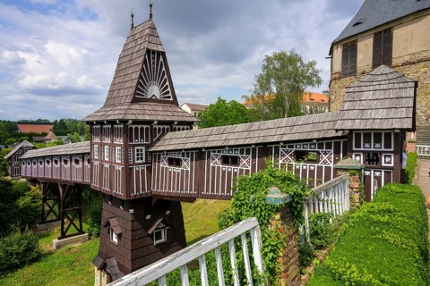 Wooden bridge
