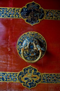 Typical old door knob