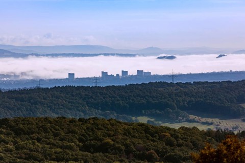 View towards Saxon Switzerland