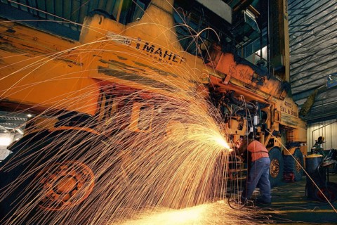 Cutting Torch in Action