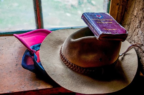 Holy book in a monastery