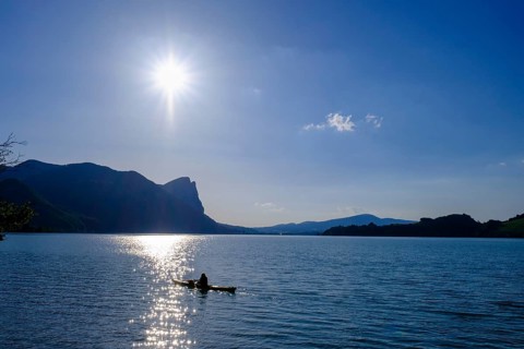 Drachenwand at Mondsee