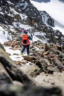 Mountaineers at the summit of the Sulzkogel