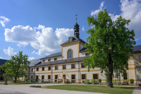 Hospital building of the former spa
