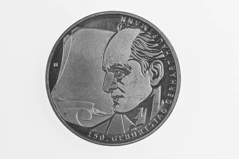 10 euro commemorative coin of Gerhard Hauptmann