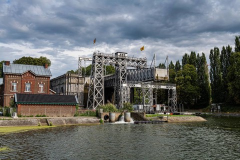 Houdeng-Goegnies Unesco world heritage site Boat Lifts on the Canal du Centre