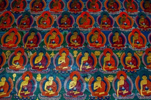Buddhapaintings in theTashilhunpo monastery