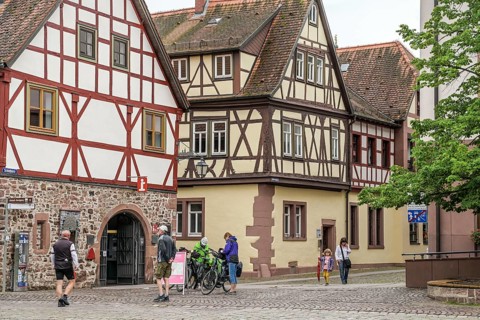 Half-timbered houses