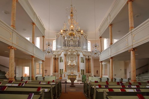 Interior view with organ