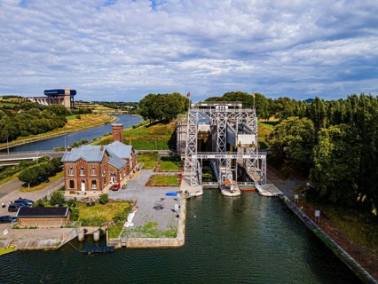 Aerial of Houdeng-Goegnies Lift No 1