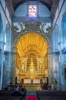 Church of St. Joseph in the historic town of Ponta Delgada