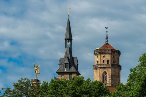 Towers of the collegiate church