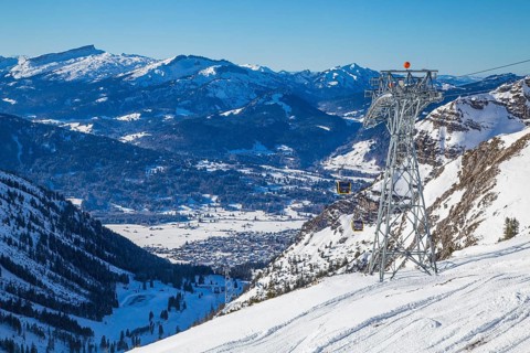 The new small gondola lift