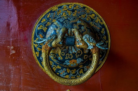 Typical old door knob