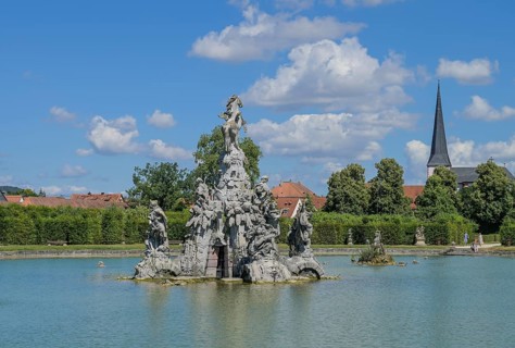 Large lake with Parnassus