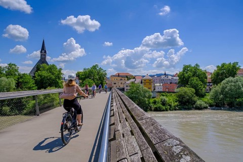 Europasteg over Salzach