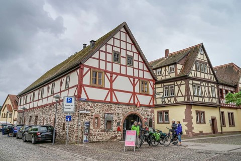 Half-timbered houses