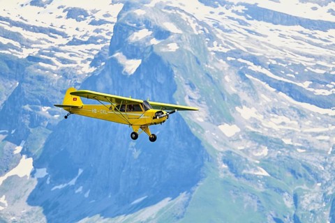 Vintage aircraft Piper J3